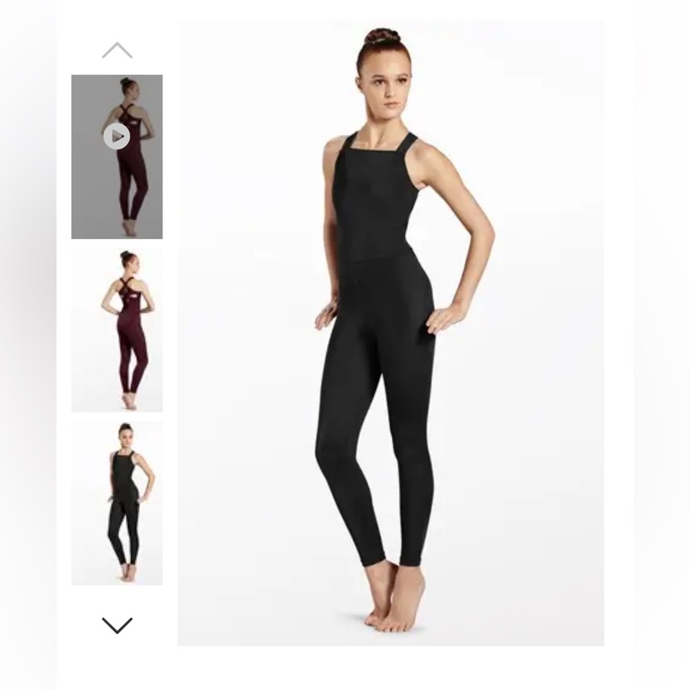 NWT Weissman Clover Back Unitard dance costume